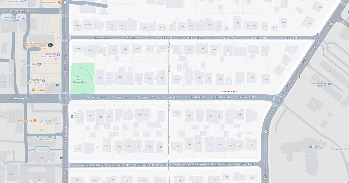 Detailed map of Astoria Park area showing streets and landmarks.