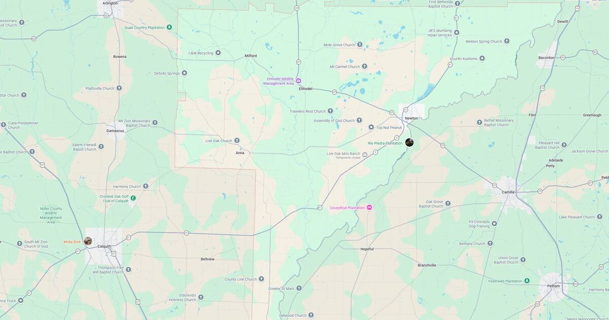 Detailed map showing towns, highways, and geographic features in Oklahoma.