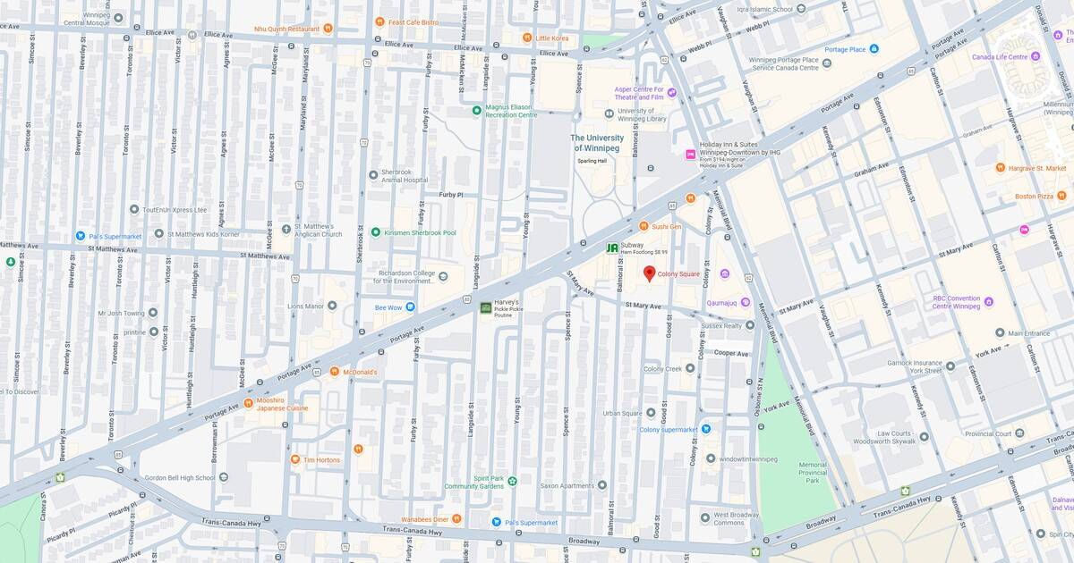 Detailed city map showing streets, parks, and key locations for navigation.